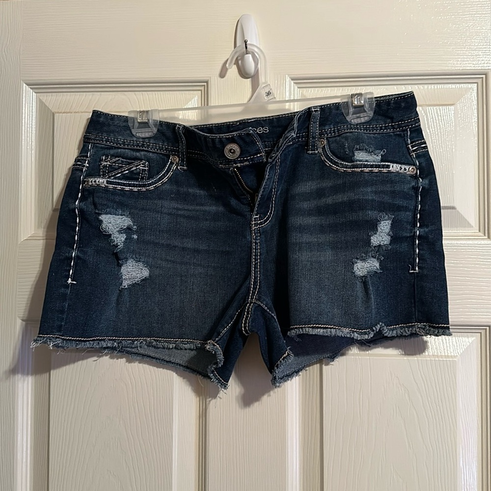 Denim shorts worn once